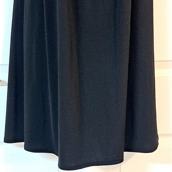 Mary McFadden Collection Black Stretch Shift Dress - Picture 3 of 8